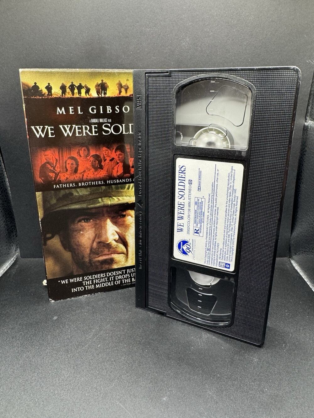 VHS - We Were Soldiers VHS 2002 Mel Gibson